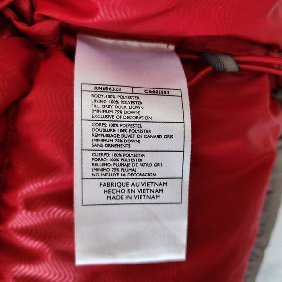 Nike Puffer Vest Mens Size XL Gray Duck Down Insulated 550 Fill Jacket *READ - Picture 7 of 13